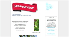 Desktop Screenshot of coldbrookfarm.net