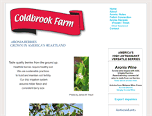 Tablet Screenshot of coldbrookfarm.net